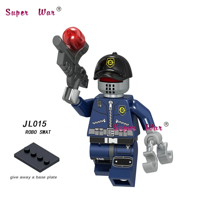 JL015 Один строительные блоки мультфильм фильм кирпичи Unikitty Super Angry Astro Queasy Biznis Единорог Kitty игрушки для детей - Цвет: JL015