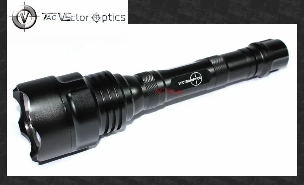 Светодиодный тактический фонарь Vector Optics Longbowman Cree R2 440 люмен перезаряжаемый для