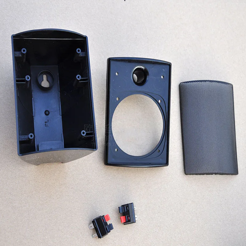 

3 Inch Empty Box Connector Desktop Mini Stereo Empty Shell Plastic Case Waterproof Surround Speaker Body
