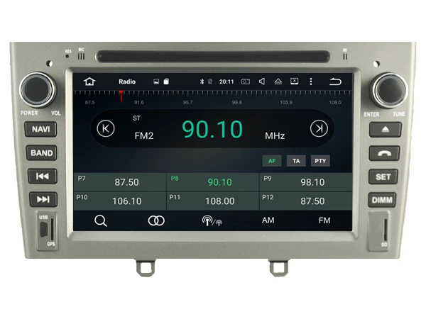 Android 8.0 автомобиль DVD GPS для Peugeot 408 (2010-2011) поддержка DVR WI-FI DSP dab OBD автомобиля