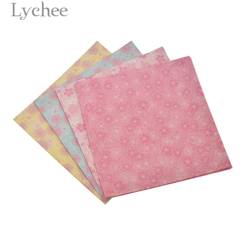 3 Lychee 60 шт. японский стиль Вишневый Цветок бумага для оригами красочные декоративные квадратные бумаги ручная работа, сделай сам, ремесло - Цвет: 3