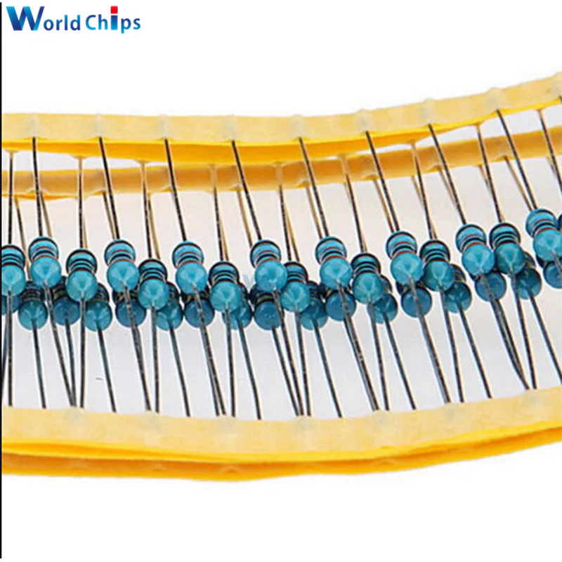 1 упаковка 20 видов металлических пленочных резисторов 400 1% шт. 1/4 Вт шт.|kit set|kind bag4 g |