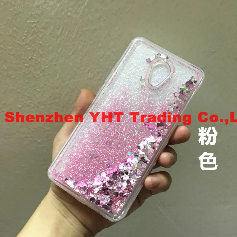 Glitter Bling Dynamic Quicksand Star Liquid Silicone soft Back Cover case for Meizu M6 M5 M3 Note / M5s /M5C Pro 6/ MX6 |