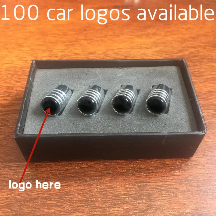 Автомобильный логотип колеса шины клапан крышка для AUDI BENZ INFINITI PEUGEOT CITROEN NISSAN CADILLAC