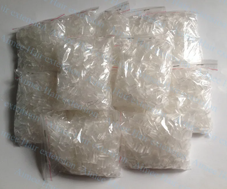 100 шт. белый Кератиновый клей для ногтей u образный наращивания волос|glue for hair