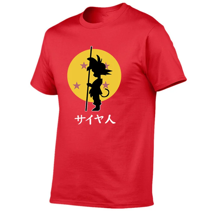 Футболка с драконом и шариком для мужчин летняя футболка Z super son goku Slim Fit cosplay 3D
