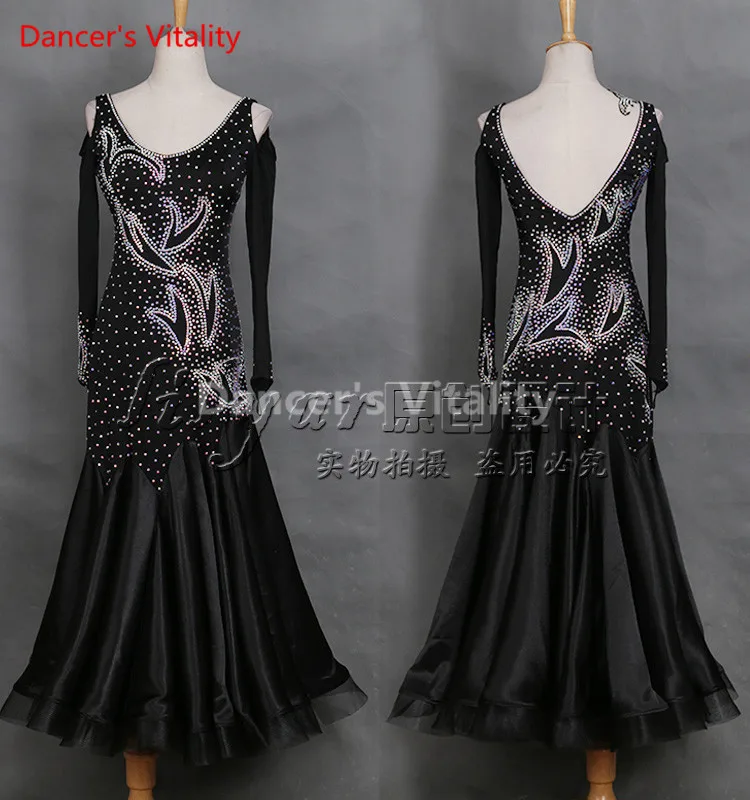 Новинка 2017 роскошное платье для латинских танцев современное танцевальное