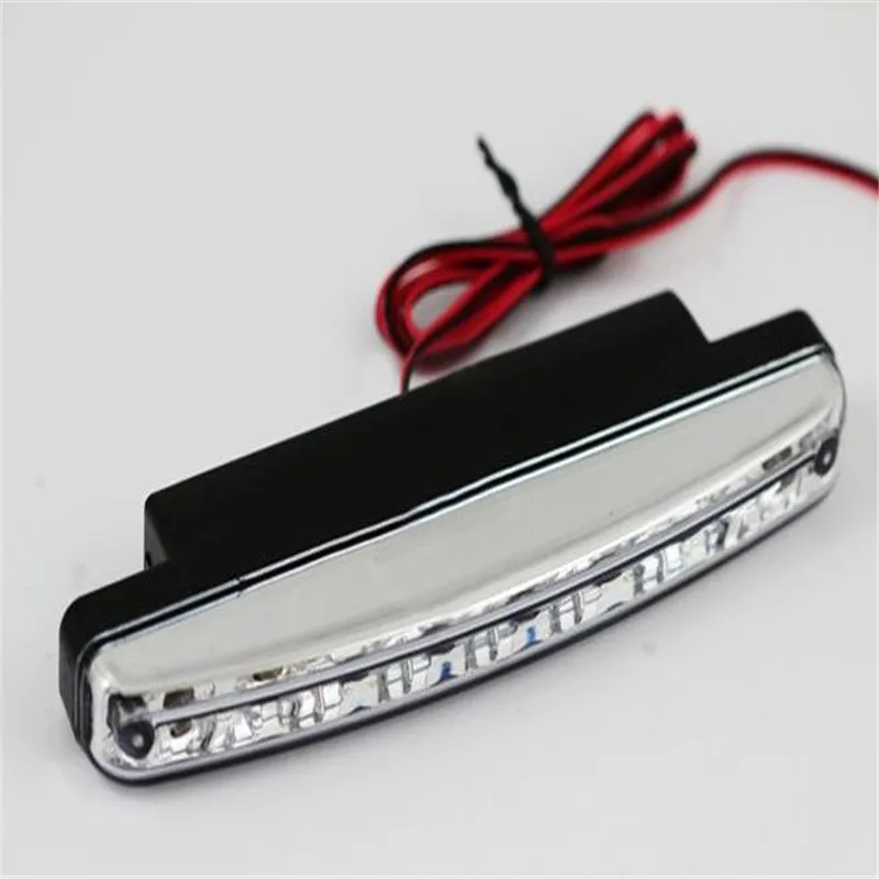 Горячая Распродажа 8 светодиодный дневный светильник DRL супер белый 12 В DC
