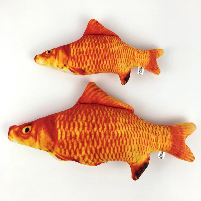 Товары для собак и кошек имитация рыбы кошачья мята Мультяшные сквиды красные