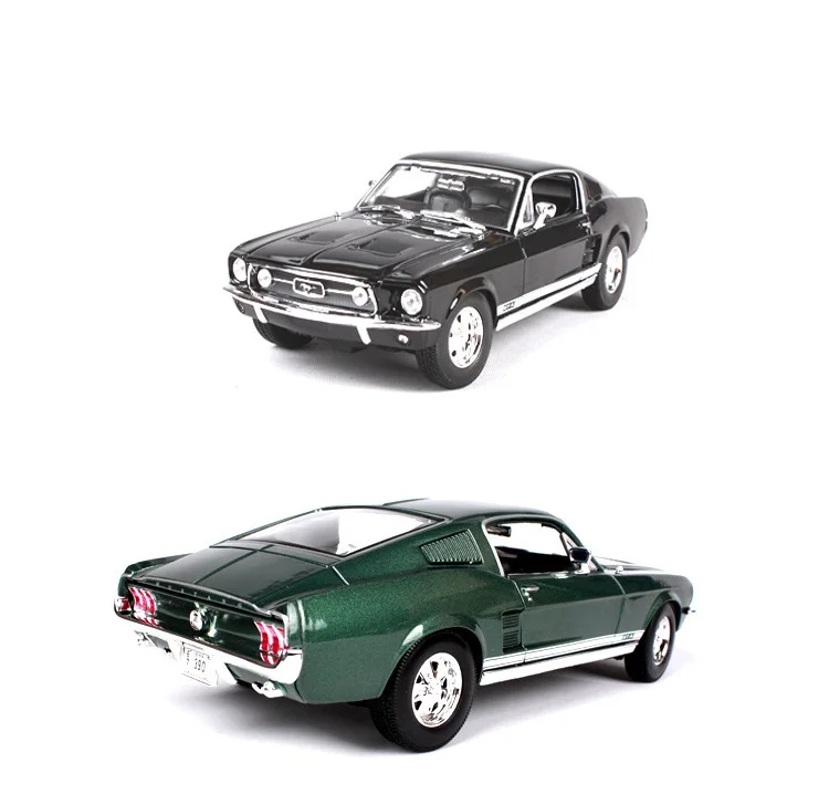 1:18 Maisto Ford Mustang GTA Fastback 1967 красный/зеленый/черный литая модель автомобиля
