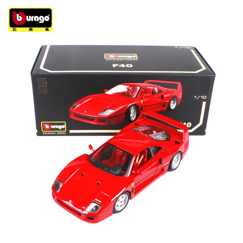 1:18 Литой Сплав спортивный автомобиль модель игрушки для Ferraried F40 классическая