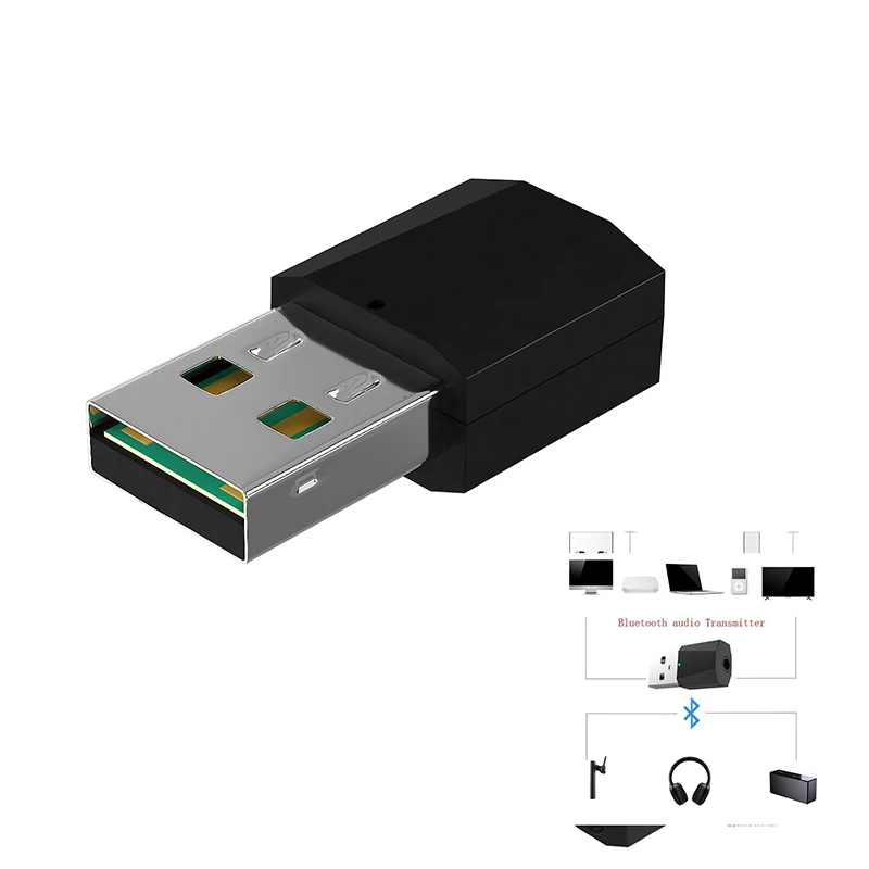 Горячая продажа USB Bluetooth 4 2 стерео аудио передатчик адаптер для ТВ ПК динамик