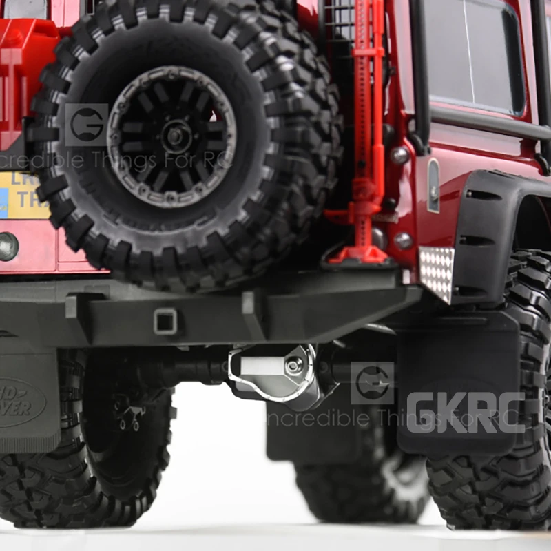 2 шт. ось вал металлическая крышка для 1/10 Rc Гусеничный автомобиль Traxxas Trx4 Defender