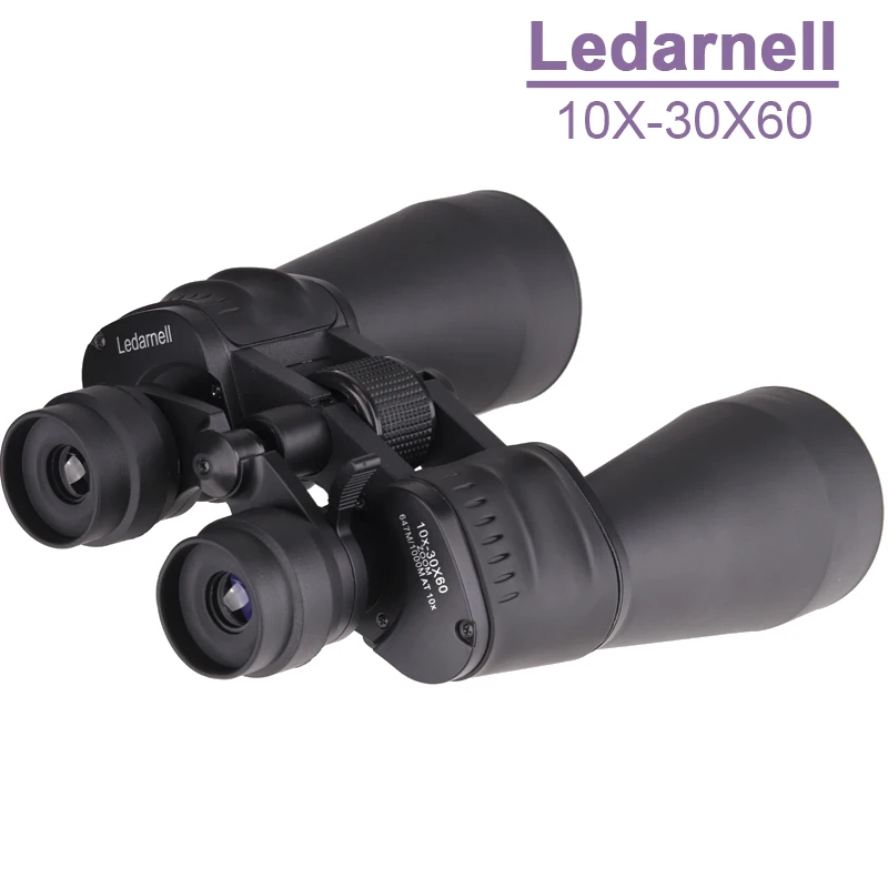 Бинокль Ledarnell 10 30X60 Zoom увеличительный BAK4 объектив Оптический бинокулярный