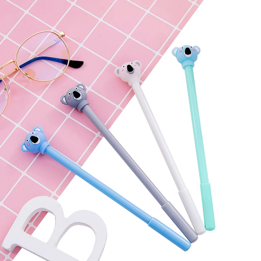1 шт./лот творческая мультяшная Милая гелевая ручка Koala в виде животного 0 5 мм
