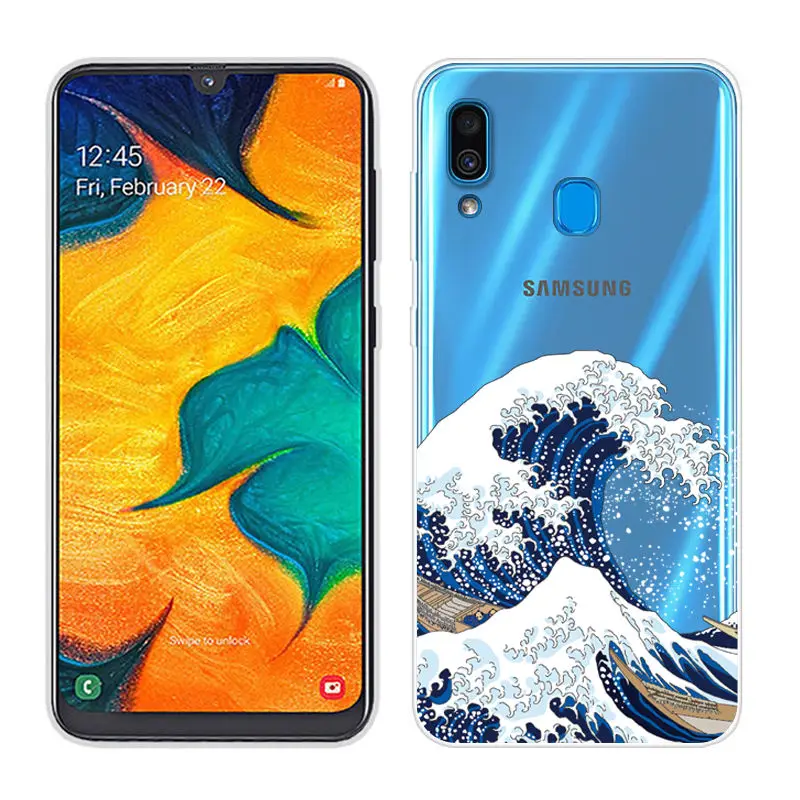 Мягкий ТПУ чехол для Samsung Galaxy A40 A30 прозрачный силиконовый A50 A10 A60 A70 SAM-A505F Fundas |