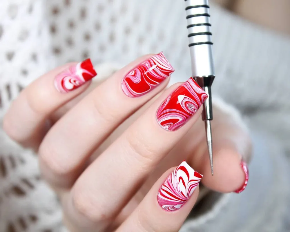 1 шт. кисть для подводки ногтей рисования стразами кристаллами камнями