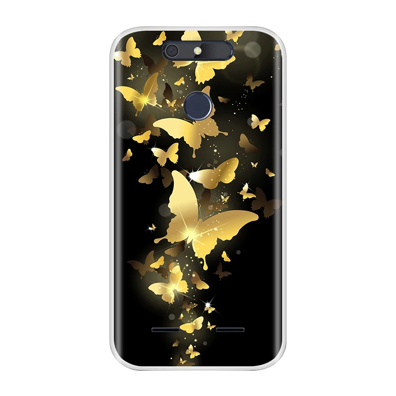 Чехол для телефона Zte Blade V8 Mini Мягкий Силиконовый ТПУ чехол с милым мультяшным