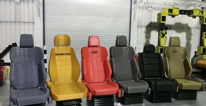 other color 1pcs 1 шт. 1/14 тракторное сиденье Tamiya RCW4D LEISU HOBBY KING BENZ MAN VOLVO R470 R620 R730 kingtair гидравлический инженерный автомобиль - Цвет: other color 1pcs