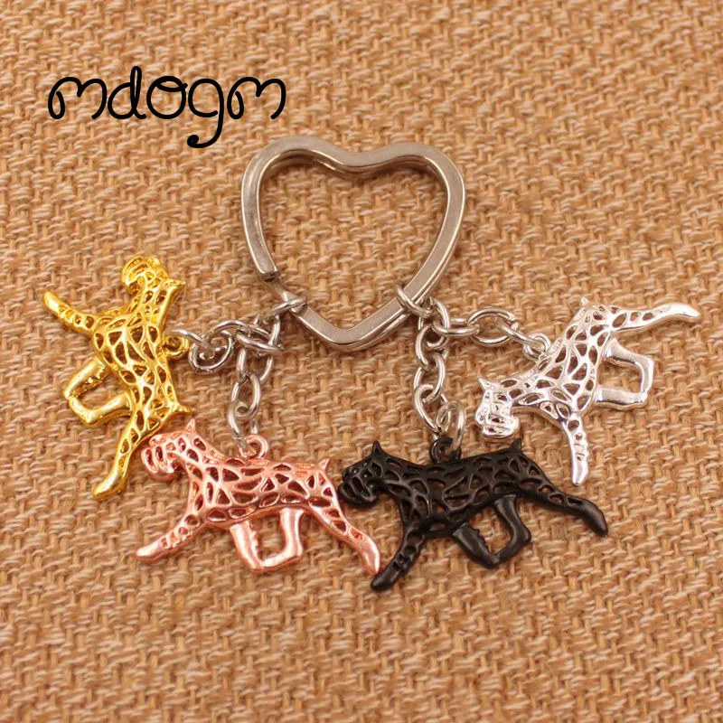 Симпатичные шнауцер собака животное Подвеска для кошелька и сумочки ручной