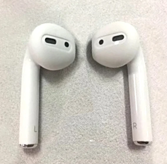 2 шт./пара амбушюры для Airpods Беспроводной Bluetooth для iphone 7 7plus наушники силиконовые вкладыши Шапки наушники чехол подушечки вкладышей