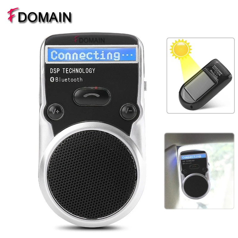 Беспроводной автомобильный комплект громкой связи с Bluetooth FDOMAIN голосовые