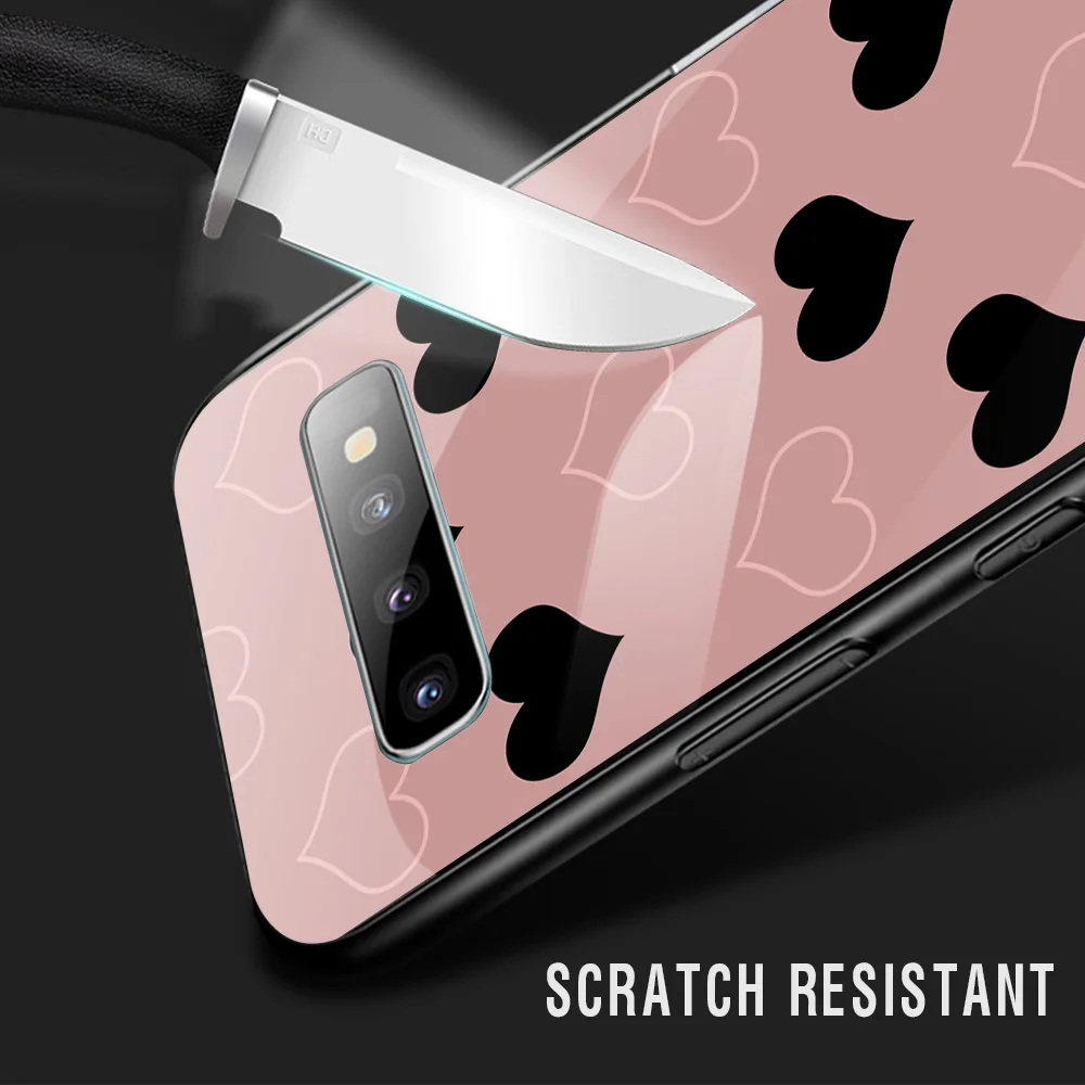 Чехлы из закаленного стекла для Samsung Galaxy A52 A32 A50 A72 A71 A51 S21 S20 S10 S9 S8 Note 10 Plus Ultra Pro FE A12