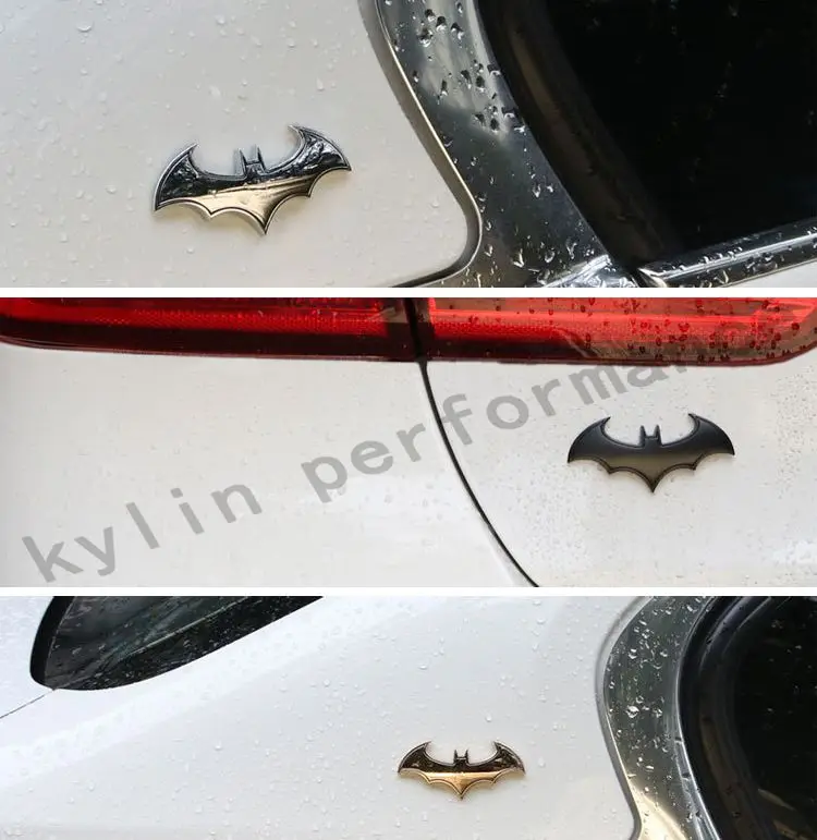 Kylin - Free Shipping1pc Car Accessories 3D Metal Bat Styling Stickers Batman Badge Emblem Tail Decal Motorcycle | Автомобили и