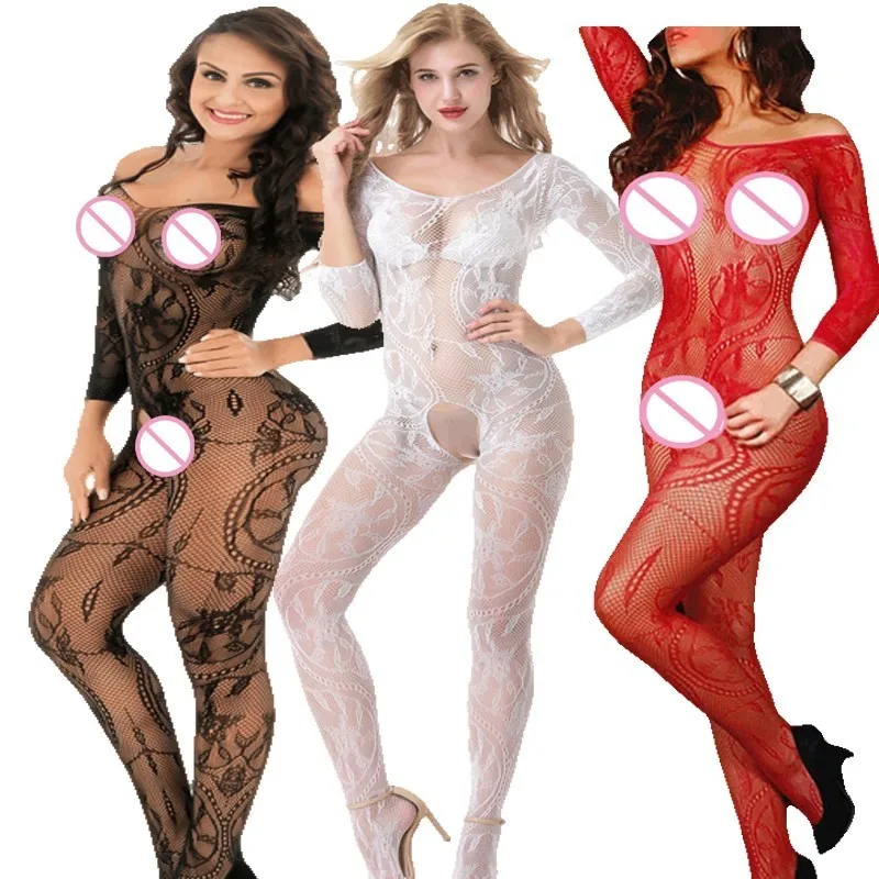 Sexy Lingerie Porno Crotchless Erotic Langerie Plus Size Women Costumes Ropa Interior Mujer Erotica Long Sleeve 006WY | Тематическая