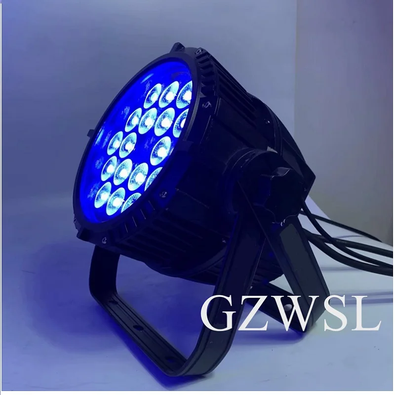 RGBW 4 в 1 IP65 светодиодный par can водонепроницаемый Quad Par 64 Can наружный 18*10w led par|Эффект