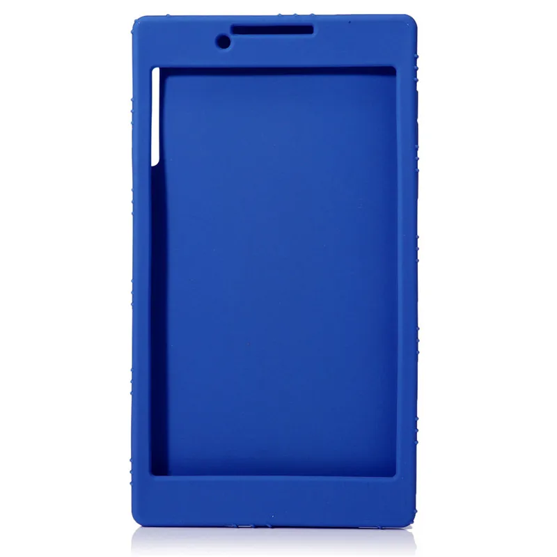 Dark blue Мягкий тонкий силиконовый чехол для lenovo Tab 2 A7-30, высококачественный чехол для lenovo, чехол для планшета 7 дюймов - Цвет: Dark blue
