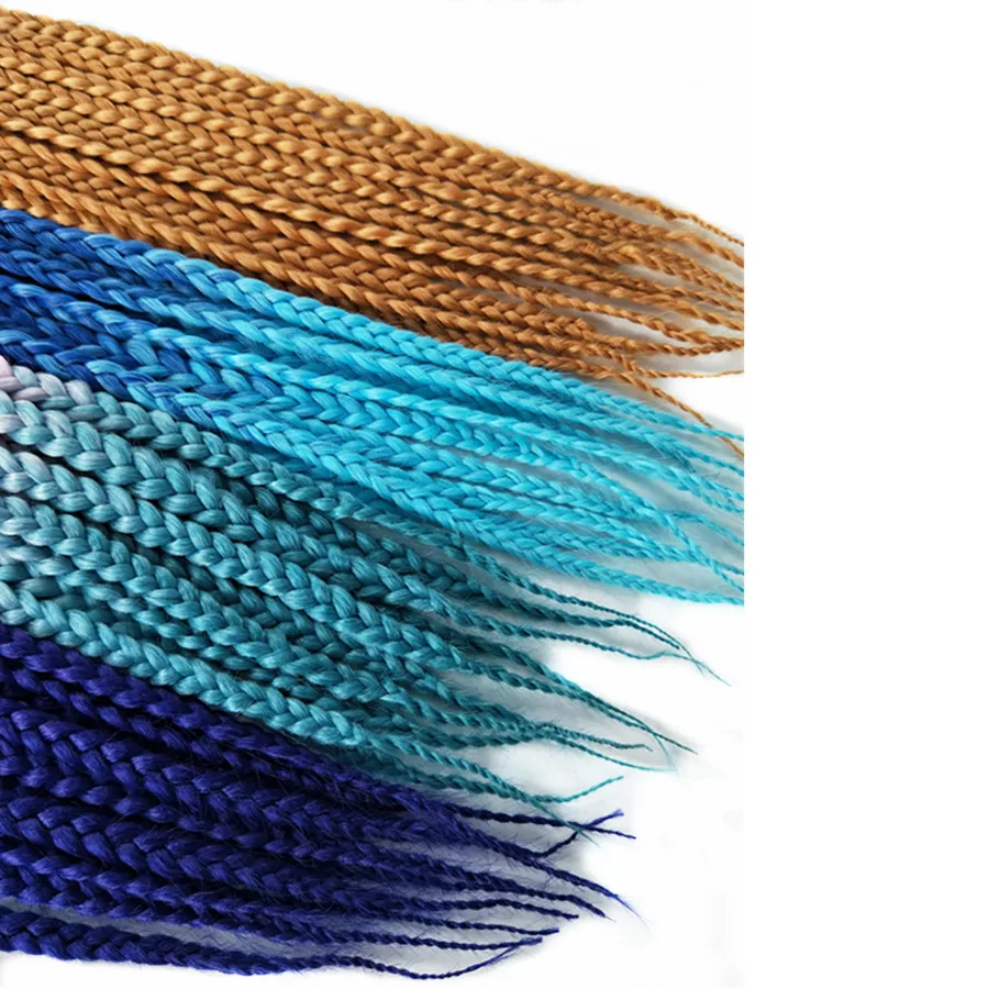 Косички Pervado для наращивания волос синтетические косички 22 Дюйма 10 корней