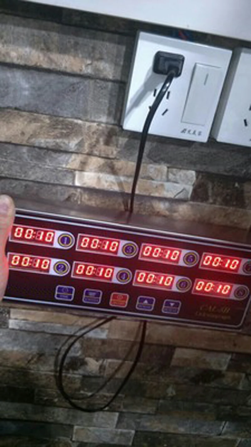 Гамбургер кухня восемь calculagraph 8 каналов таймер напоминание секундомер коммерческий громкий звук Кухня Мульти каналы таймер