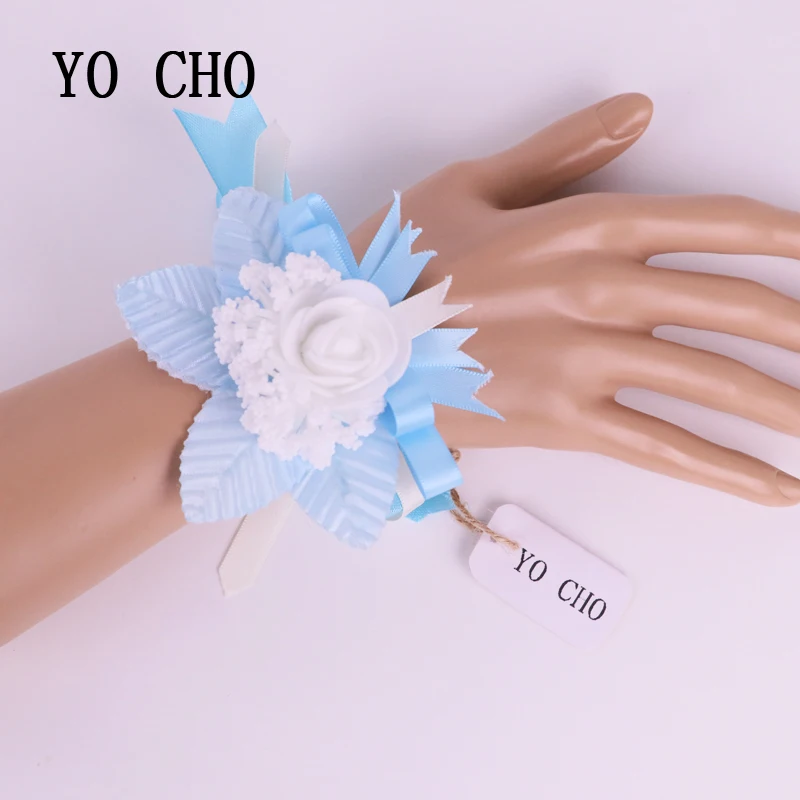 YO CHO рождественские вечерние DIY свадебные подружки невесты на запястье цветок