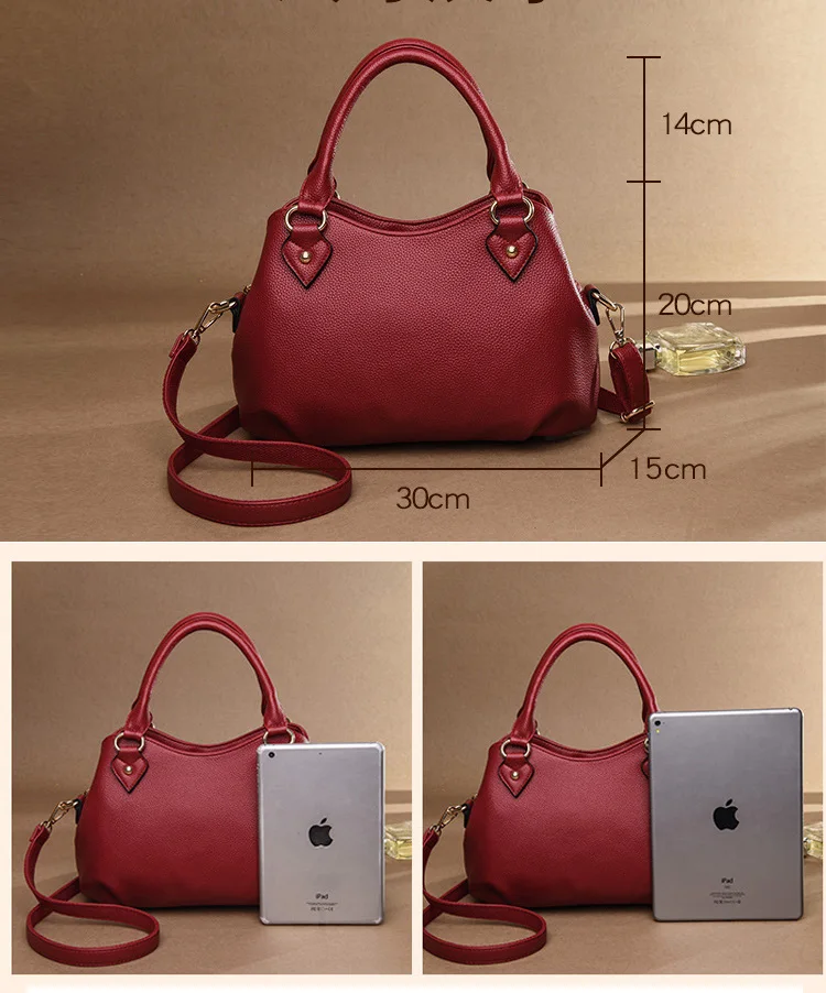 2019 women handbag female artificial PUleather top-handle tote bag ladies shoulder crossbody large messenger with rivets | Багаж и сумки
