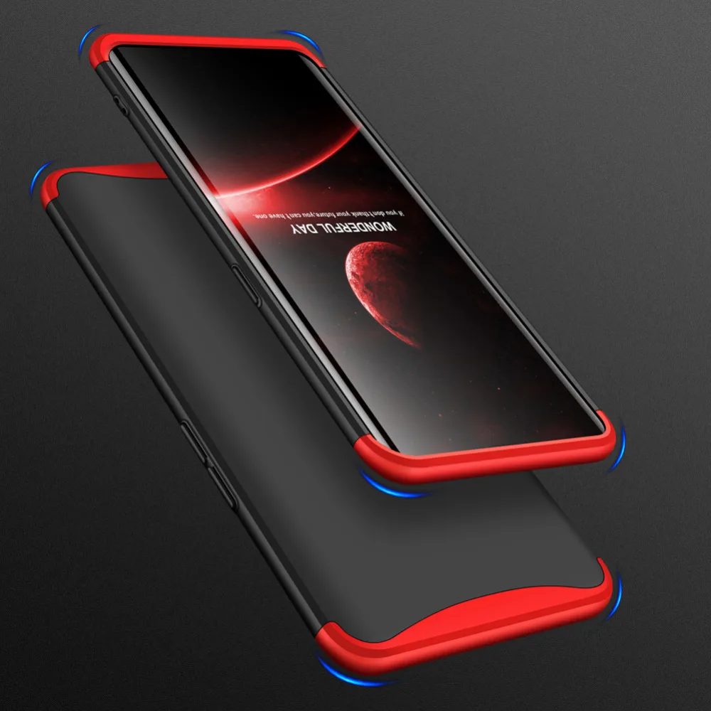 For OPPO Find X Case 360 Degree Protected Full Body Phone for Shockproof Cover+Glass Film FindX | Мобильные телефоны и