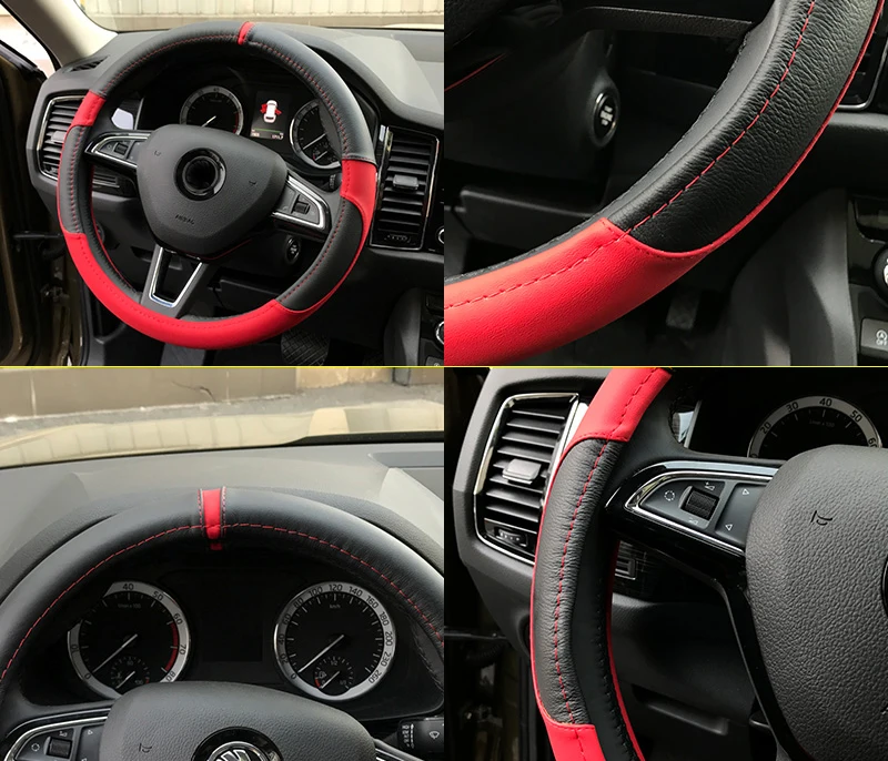 Чехол на руль для SKODA KAROQ 2018 1 шт.|covers for steering wheels|steering wheel coverwheel cover |