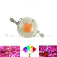 50pcs 1w 3w full spectrum led chip diode 400 840nm wavelength pink 30mil 45mil for indoor plant grow and hydroponic led lamp