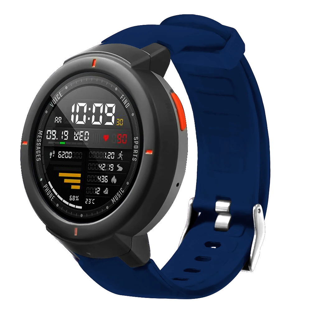 Силиконовые браслеты 2 в 1 для Xiaomi Huami Amazfit Verge ремешок браслет + экранная пленка 3 Band
