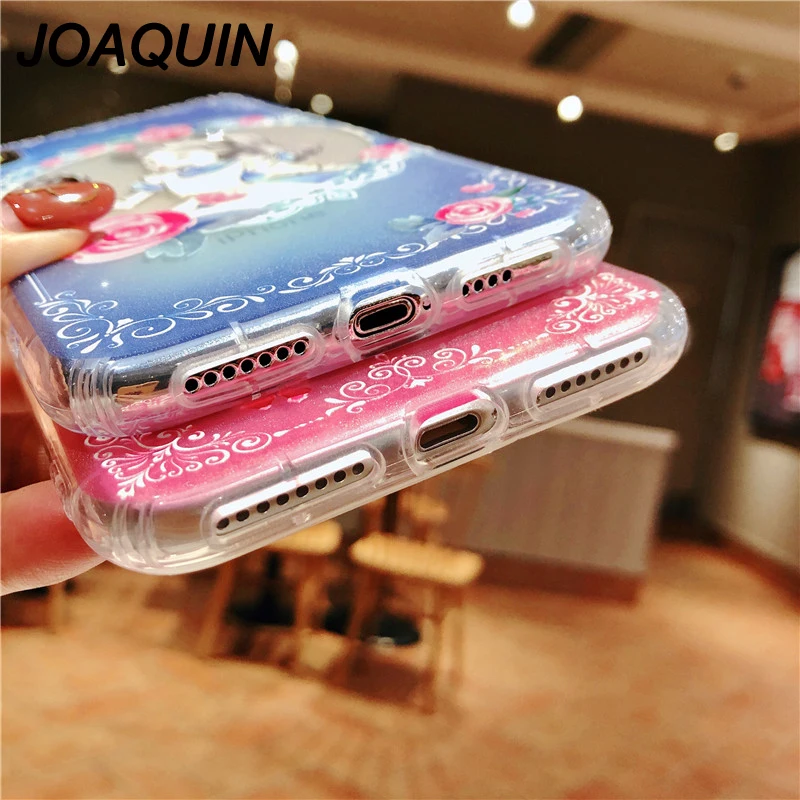 Классический прозрачный чехол из мягкого ТПУ для iPhone 8 7 6 6s Plus X 10 XR Xs Max с