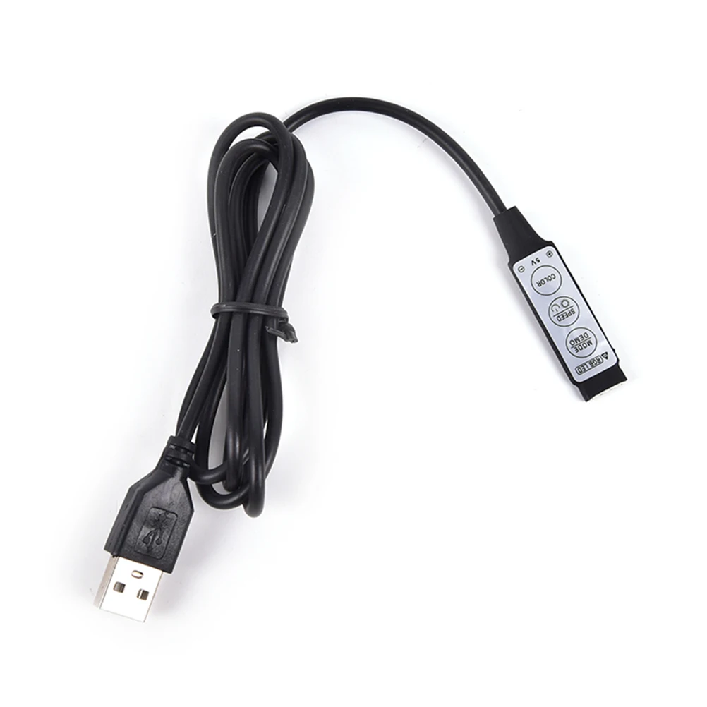 DC 5В USB светодиодный RGB контроллер 3Key 4Pin пульт дистанционного управления для