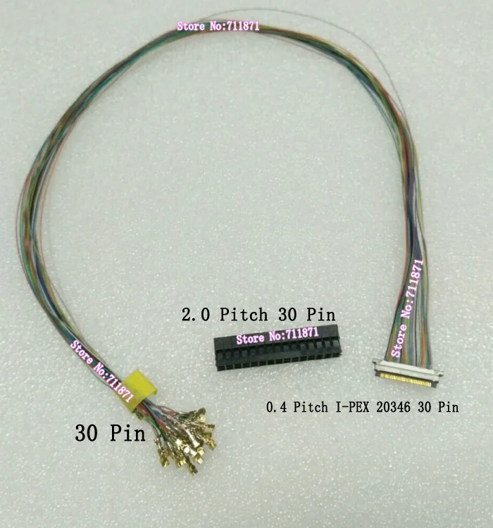 0 4 шаг 30Pin полный кабель 20346 пользовательский экран линейный для самостоятельной