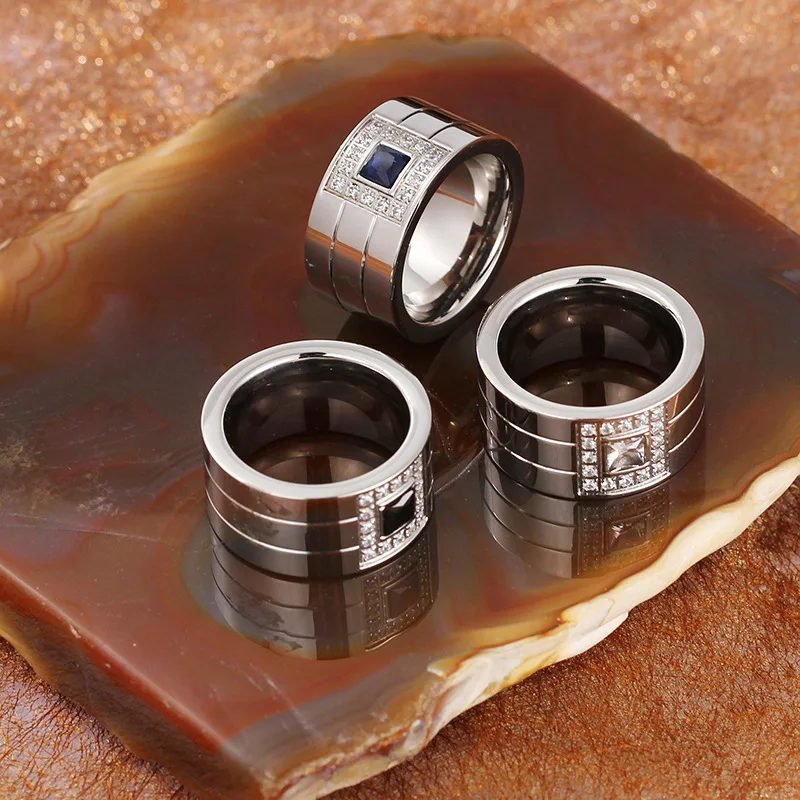 Роскошные брендовые новые мозаичные кольца для мужчин и женщин с фианитом ААА