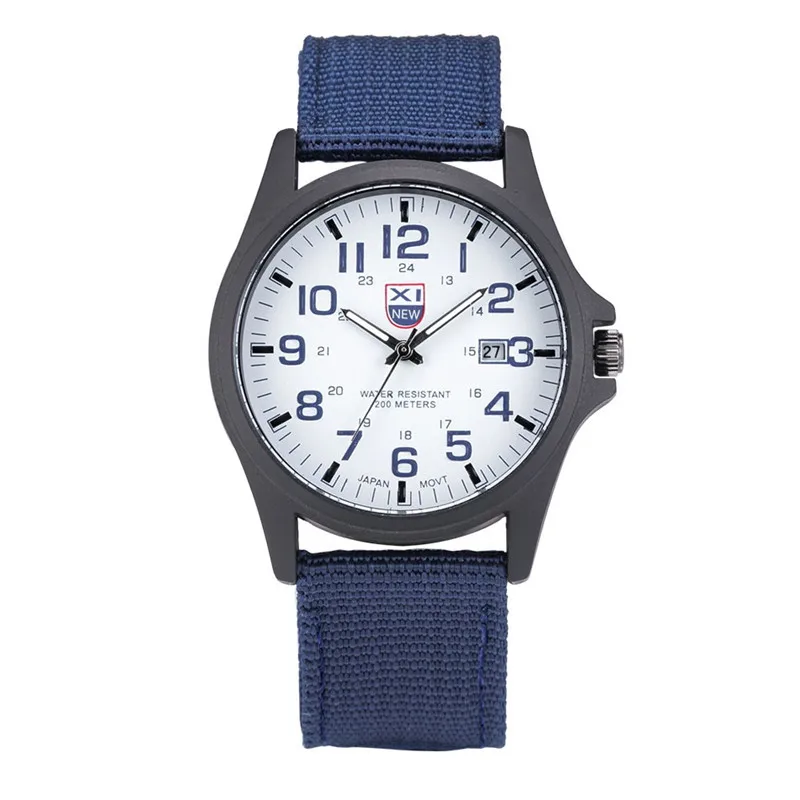 Fashion Men's Watches Best Sellers Simple Canvas Calendar Watch Relogio Masculino Erkek Saat The Darling Of Fashion@50 | Наручные