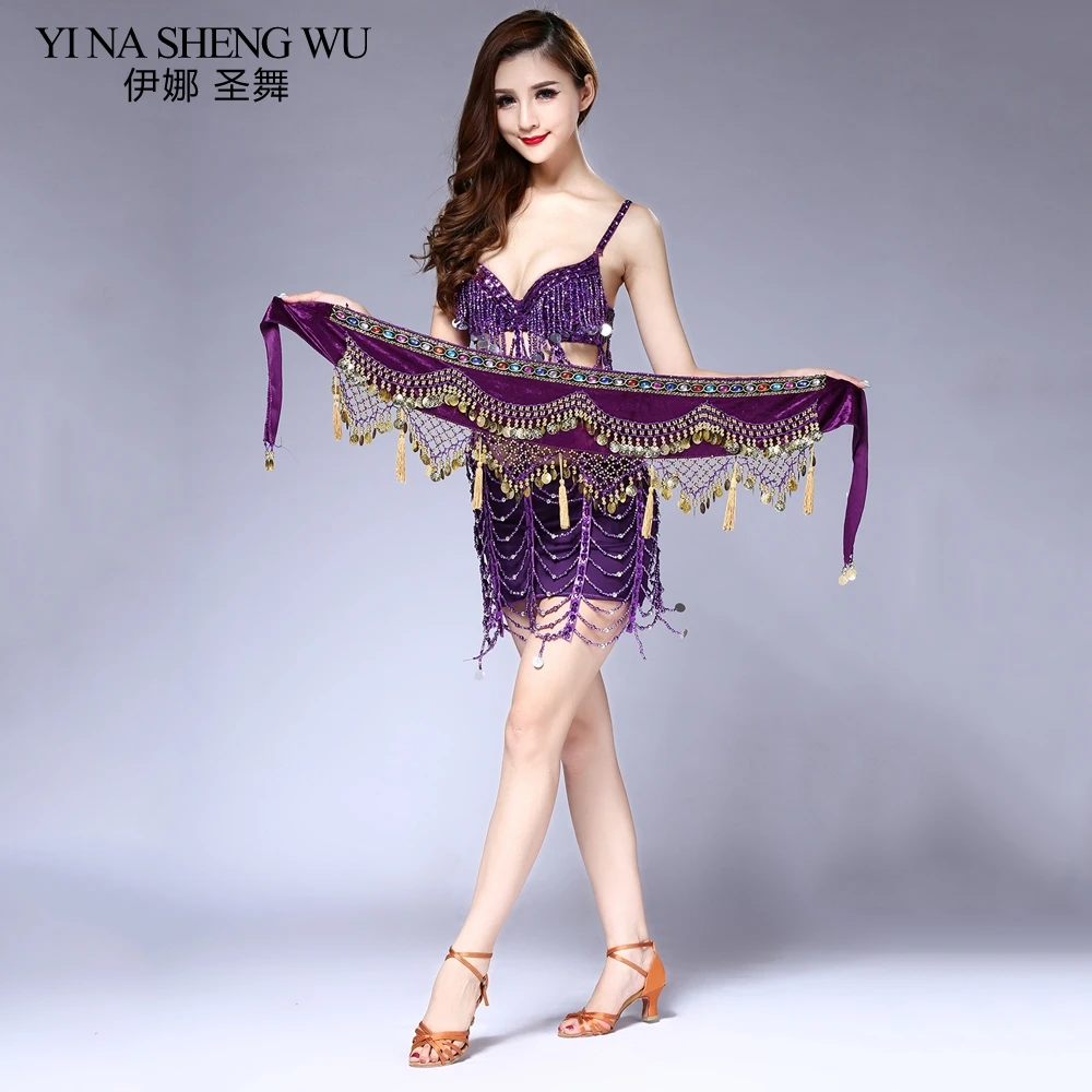 Пояс для танца живота пояс с кисточкой и монетами индийских танцев|Танец живота| |