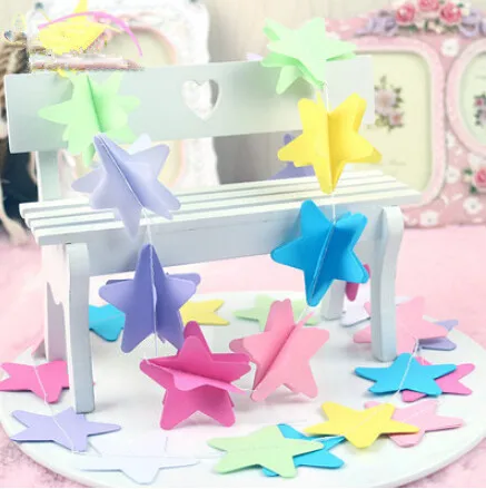 Гирлянда для вечеринки свадьбы украшения в виде звезд бабочки сердца