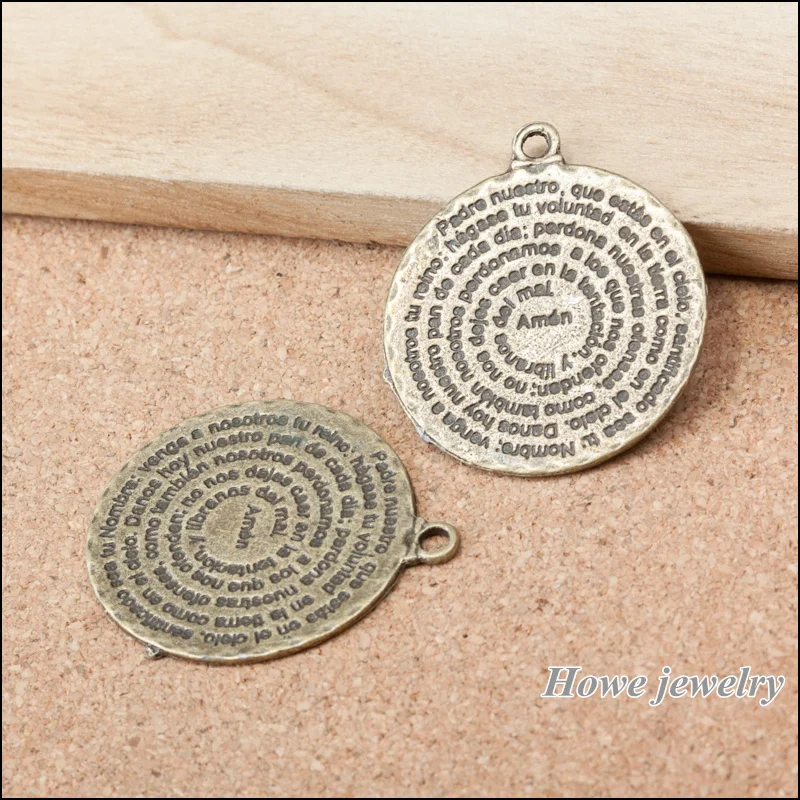 20 шт. винтажные подвески древняя бронза подходят для браслетов ожерелья сделай