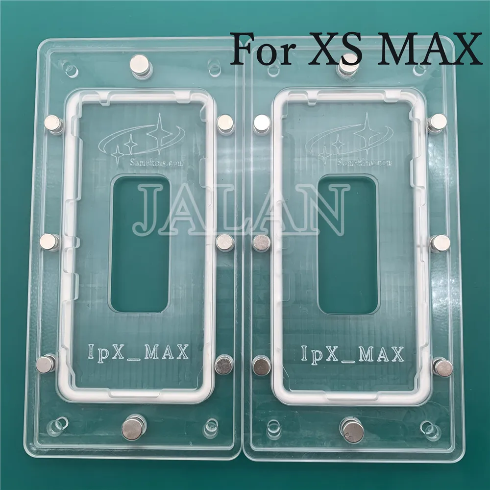 Зажимная форма для iphone XS Max Lcd стеклянная рамка Магнитная стеклянной рамы