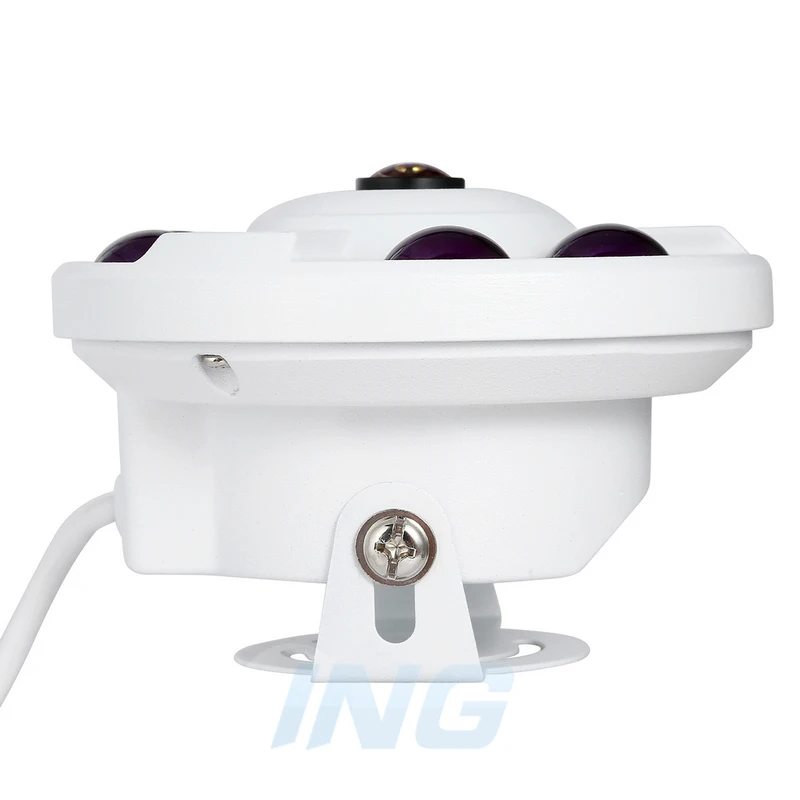 POE FHD 1920x1080 P 2.0MP 6 Массив светодиодный ИК панорамный рыбий глаз ip-камера ночного видения безопасности ONVIF P2P IP CCTV Cam система IR-CUT