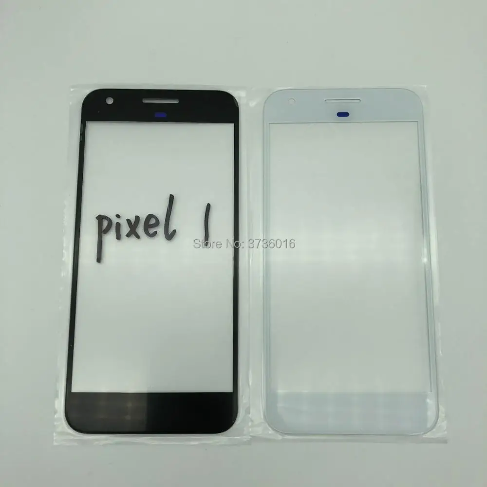 2 шт./упак. ЖК экран передняя стеклянная панель для HTC Pixel 1 трещина Стекло Замена